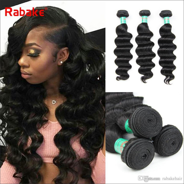 Human Hair Bundles Brazilian Virgin Hair Extensions Loose Deep Rabake Wholesale Price Double Wefts Full Head Grade 8A Bundle Deals for Women