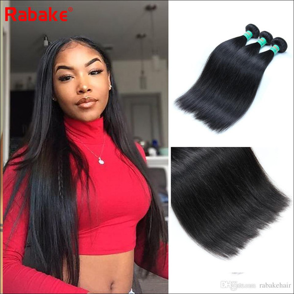 8-28 inch Straight Virgin Human Hair Weave Bundles Raw Indian Silky Straight Human Hair Wavy Extensions Rabake South Africa Bundle Deals