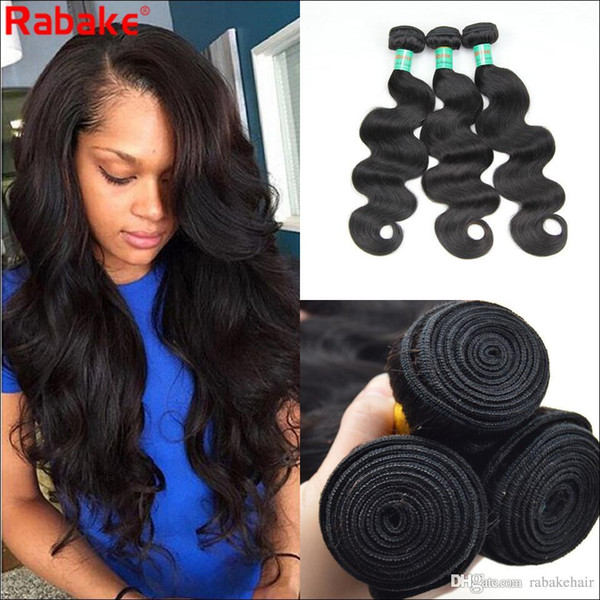 Brazilian Virgin Hair Body Wave Bundles Rabake Brazilian Peruvian Malaysian Raw Indian Body Wave Human Hair Weave Extensions Cheap Prices