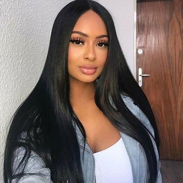 Brazilian Hair Straight Hair Extensions 4Bundles With 4x4 Lace Closure Human Hair Bundles with Closure Weave Wholesale Price