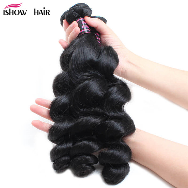 Wholesale 3 Bundles Peruvian Virgin Hair Loose Wave Cheap Unprocessed Brazilian Loose Wave 100g/Pc Cheap Peruvian Hair Weave Bundles