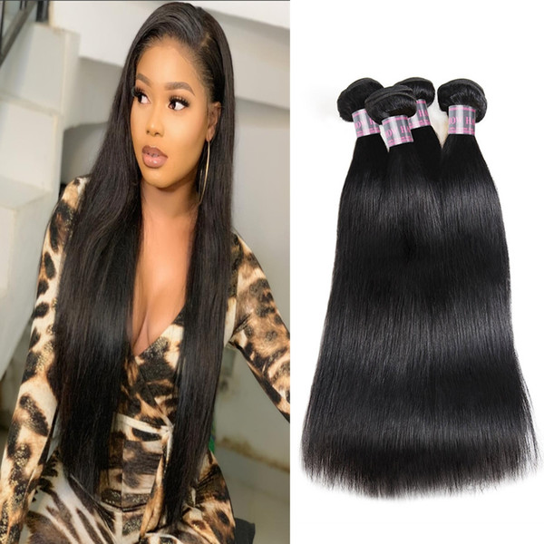 Indian Hair 3Bundles Deep Wave Brazilian Human Hair Bundles 8-28inch Loose Wave Yaki Straight Deep Curly Body Water Wave Color Jet Black