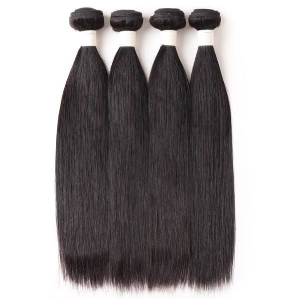 Ishow Human Hair 9A Brazilian Hair Straight Bundles 4pcs Wholesale Cheap Unprocessed Remy Human Hair Weave Extensions Natural Color