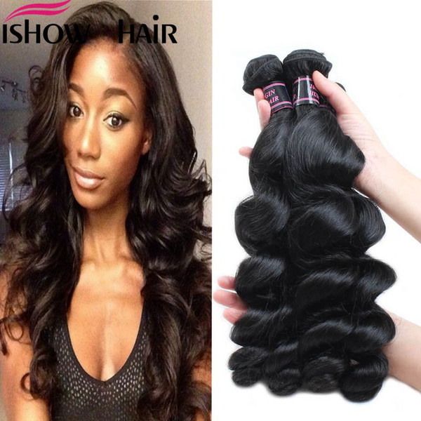 8a Brazilian Loose Wave Human Hair Weaves 100% Uprocessed Brazilian Human Hair Extension Cheap 3/4/5pcs/lot Brazilian Human Hair Products