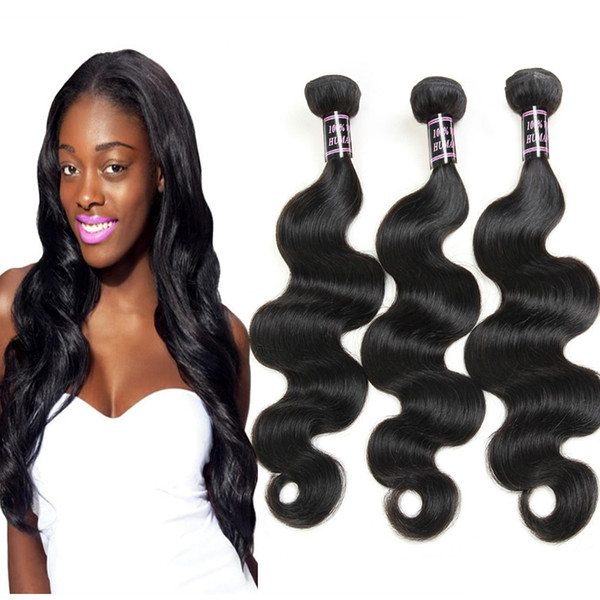 8A Cheap Unprocessed Brazilian BodyWave Human Hair 3Bundles Wholesale Peruvian Indian Malaysian BodyWave Hair Weave 