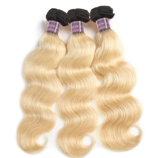 New Arrival Products T1B/613 Blonde Bundles Body Wave 4pcs Peruvian Malaysian Indian Human Hair Extension Remy Brazilian Hair Weave