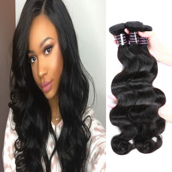 Deep Loose Wave Brazilian Body Wave Hair Extensions Unprocessed Peruvian Virgin Human Hair Bundles Deep Wave Water Curly Hair Bundles Weft