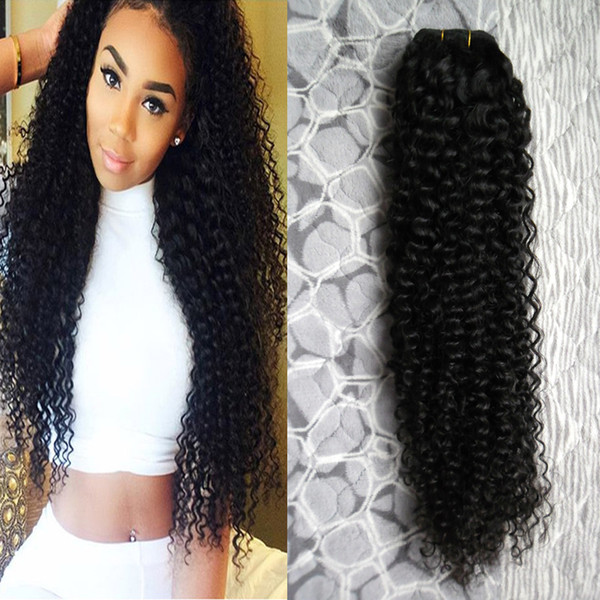 afro kinky curly Natural hair brazilian curly virgin human hair weave 1pcs/lot double weft quality,no shedding, tangle free