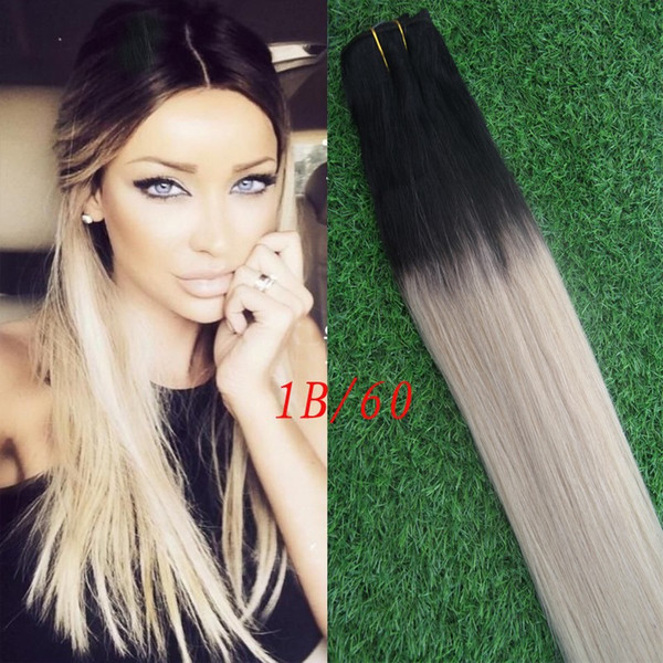 T1B/613 two tone ombre human hair brazilian virgin hair 100g curly weave blonde bundles 1pcs brazilian hair weave bundles