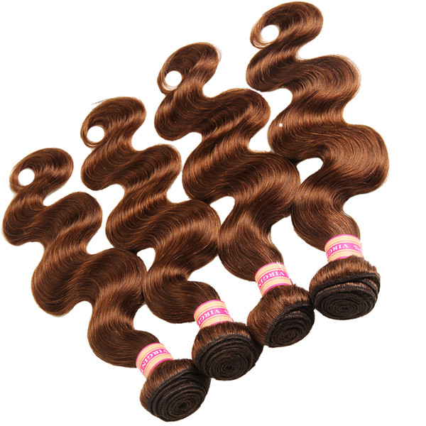 Brazilian Body Wave Hair Weaves Brazilian Hair Bundles Human Virgin Hair Extensions Pure Color #2 #4 #30 #99J #33 #27