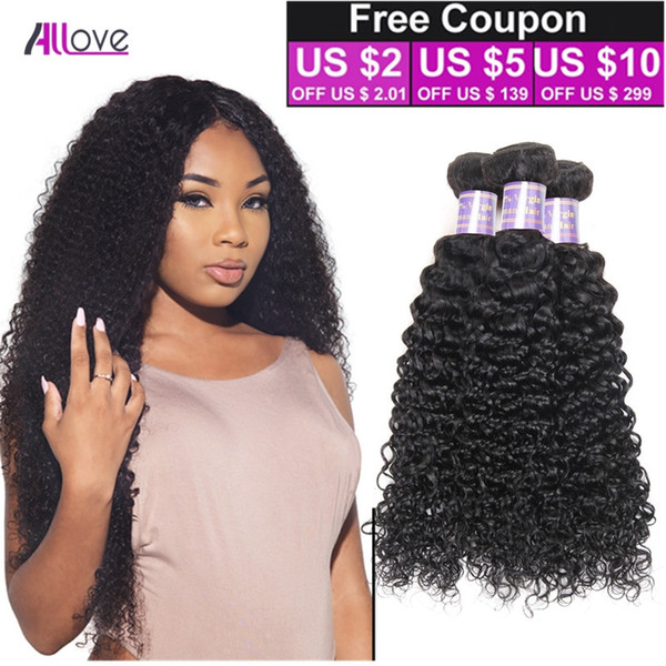 8A Indian Curly Virgin Hair 4pcs/Lot Unprocessed Natural Color Indian Kinky Curly Human Virgin Hair Brazilian Deep Curly Hair Weave Weft