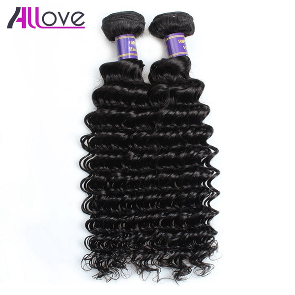 Peruvian Human Hair Bundles Malaysian Hair Weaves Deep Wave Curly Loose wave Straight 2Bundles Indian Brazilian Virgin Hair Extensions