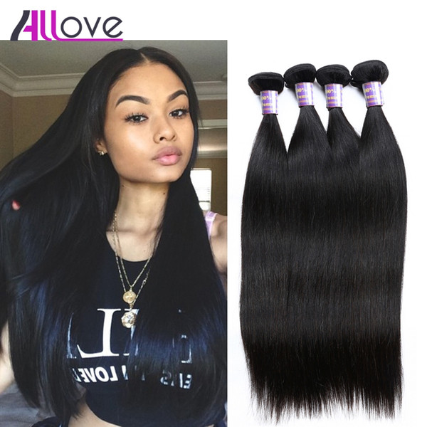 Good Brazilian Human Hair Weave Bundles Natural Color 8A Brazilian Hair Peruvian Silky Straight Virgin Hair Bundles 3pcs Wholesale Price