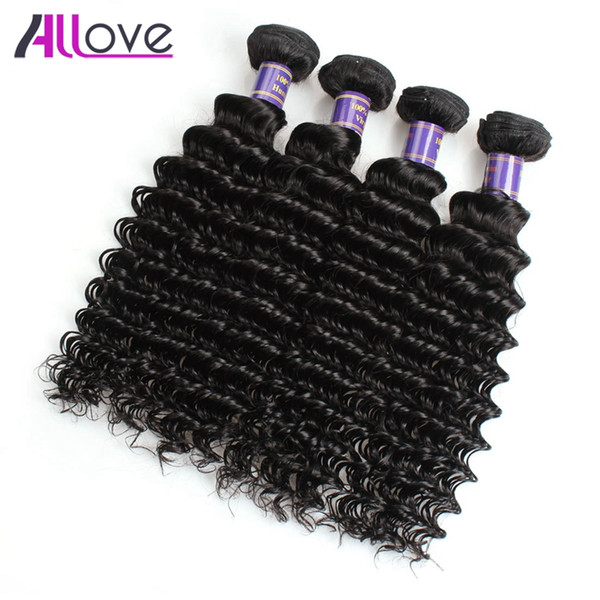 Wholesale Deep Wave Hair Weaves Peruvian Indian Virgin Hair Bundles Cheap 8A Brazilian Hair Bundles 10PCS Free Shipping For Black Women