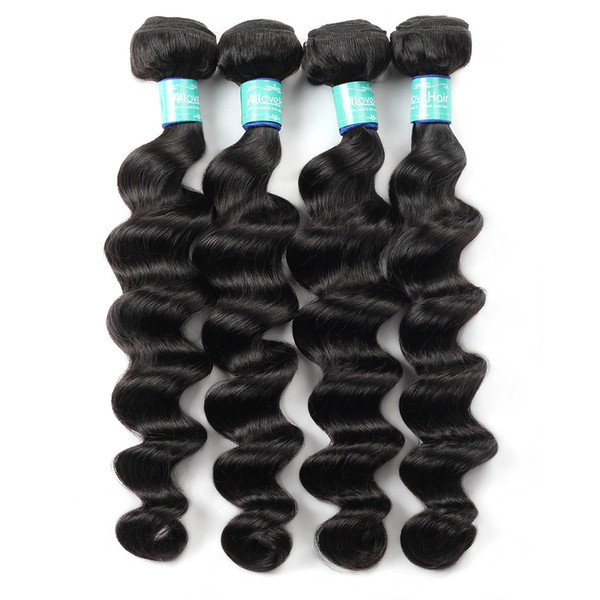 Loose Deep Brazilian Straight Human Hair Bundles 3/4 Bundles Deals Kinky Curly Remy Peruvian Human Hair Extensions Deep Wave Body Wave