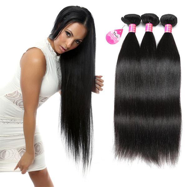 Wholesale Price Brazilian Straight Hair Bundles 3pcs Peruvian Malaysian Indian Straight Hair Weaves Unprocessed Cheap Human Hair Extensions