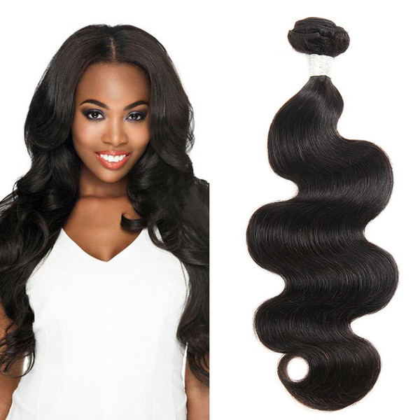 Factory Price 8-28inch Cheap 10A Grade Brazilian Body Wave 10 Bundles Remy Human Hair Weaves Natural Black Color Free Shipping