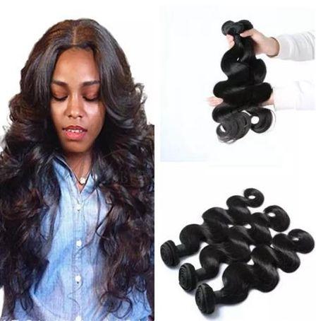 9A Brazilian Virgin Hair Body Wave Unprocessed Human Hair Peruvian Malaysian Indian Cambodian Body Wave Bundles Weaves