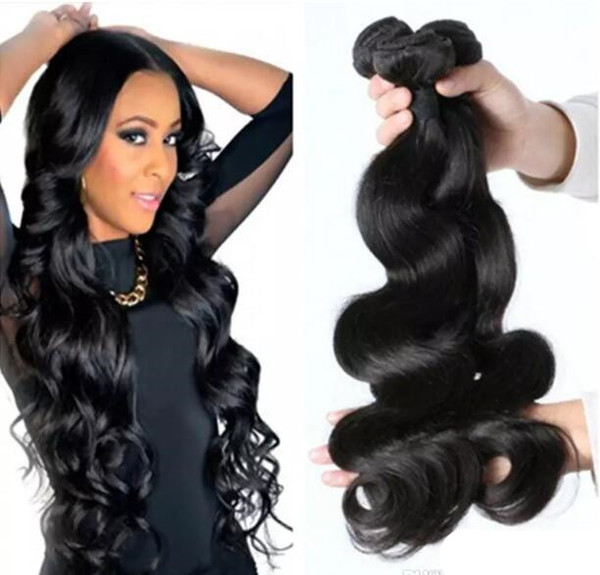 Virgin Human Hair Brazilian Body Wave Bundles 3pcs Peruvian Malaysian Indian Hair Weaves Unprocessed Cheap Hair Extensions Wet and Wavy