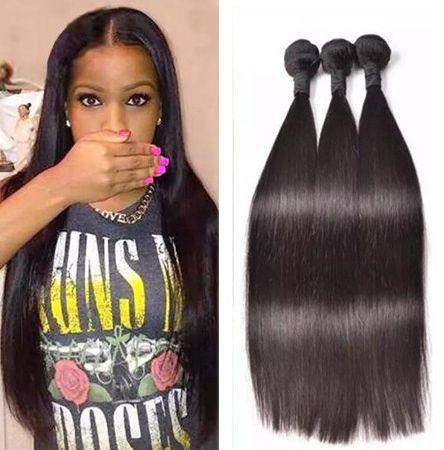 Brazilian Straight Hair Bundles 3Pcs Lot Virgin Unprocessed Brazilian Human Hair Extensions Hair Product Brazilian Virgin Straight