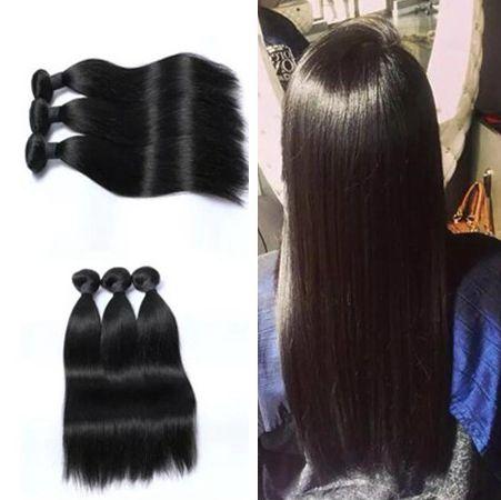 Virgin Human Hair Peruvian Straight Bundles 3pcs Peruvian Malaysian Indian Straight Hair Weaves Unprocessed Cheap Hair Extensions Straight