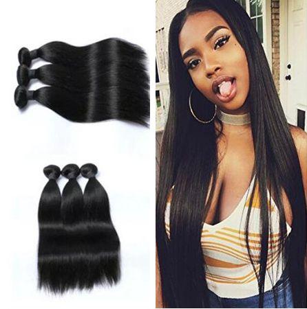 Human Hair Wefts Brazilian Hair Bundles Weaves 8-34Inch Unprocessed Mongolian Peruvian Indian Malaysian Weaving Hair Extensions