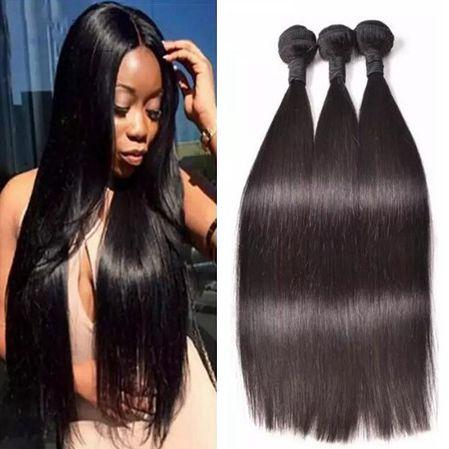 Brazilian straight Virgin Hair 3 Bundles 8A Brazilian virgin Hair straight Unprocessed Peruvian Malaysian virgin Human hair Extensions