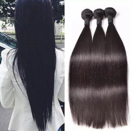 9A Peruvian Hair Straight Unprocessed Brazilian Virgin Human Hair Bundles Peruvian Straight Hair Weave Natural Color