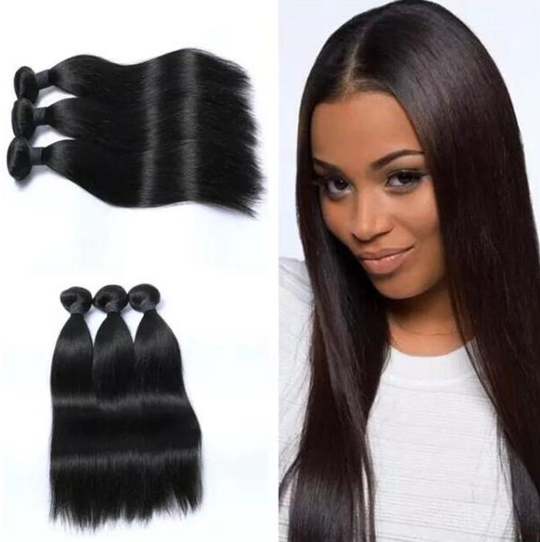 Grade 9A Mink Brazilian Straight Hair Unprocessed Brazilian Virgin Human Hair Weave Bundles 100% Brazilian Vrgin Hair Straight