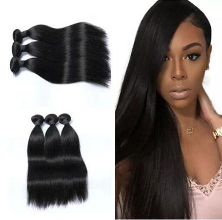 Mink Malaysian Hair Extensions Wholesale 3 Bundles Human Hair Weaves Peruvian Indian Brazilian Straight Hair Weaving 