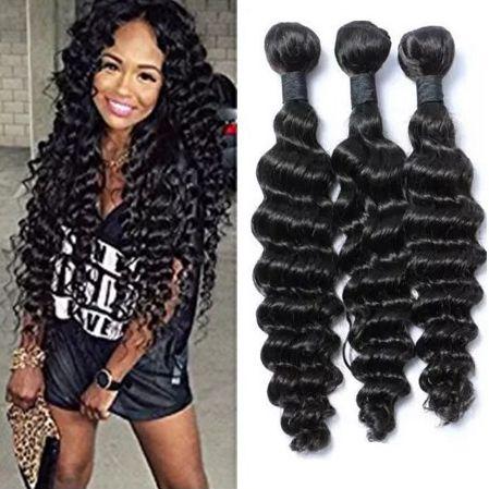 Cheap Human Hair Malaysian Deep Wave 8A Malaysian Virgin Hair 3Bundles Malaysian Deep Curly Virgin Hair Weaves Maylasian Deep Curly On Sale