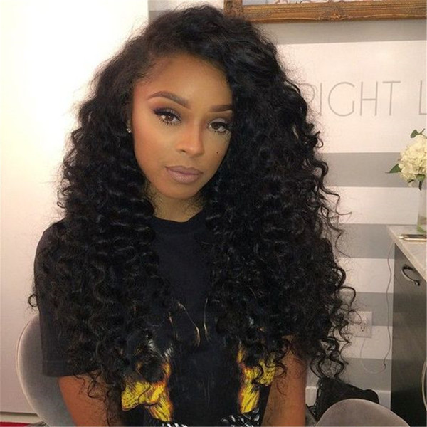 Malaysian Hair Bundles Brazilian Virgin Human Hair Curly Weaves Deep Wave 3Pcs Lot Remy Hair On Sale