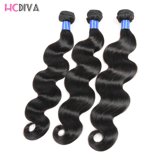 Peruvian Virgin Mink Human Hair weave Extensions Body Wave Grade 7A 3 Bundles 100% Unprocessed Natural Color Peruvian Malaysian Hair Option