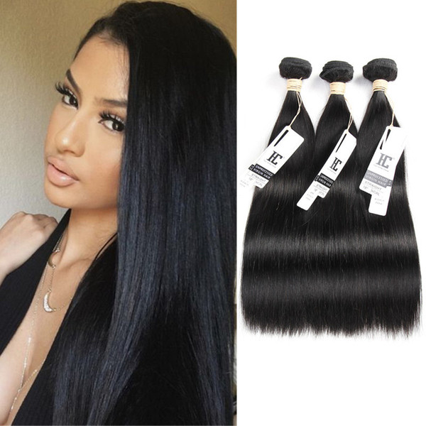7A Grade Quality Peruvian Hair Weave Straight 3/4/5 Bundles Cheap Brazilian Peruvian Malaysian Indian Virgin Hair Bundles 