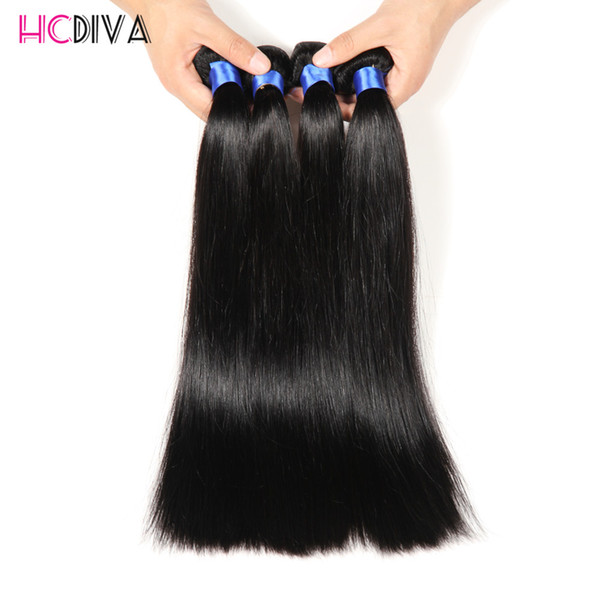 Brazilian Straight Virgin Human Hair Grade 7A 3 Bundles 100% Unprocessed Brazilian Indian Malaysian Peruvian Factory Wholesale Product