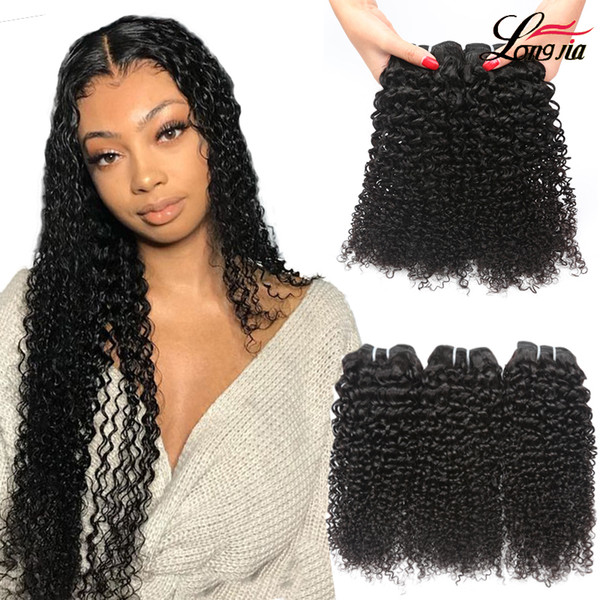 Brazilian Kinky Curly Virgin Human Hair Weaves Bundles Unprocessed curly hair extension 8-28inch brazilian hair bundles non remy