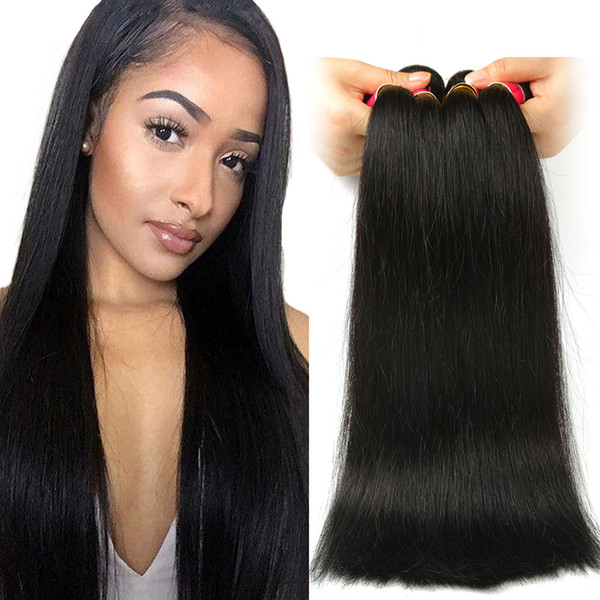 Charmingqueen Indian Straight Human Hair Weaving Cheap Indian Virgin Straight Human Hair Bundles 8-28 INCH straight Non Remy Hair Extension