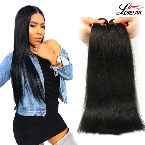 Cheap Malaysian straight human hair bundles 100% Malaysian virgin hair Remy straight Hair Weave Extensions can Buy 3 or 4 Bundles