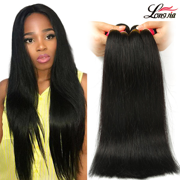 Indian Straight Weave Bundles Natural Color 100% Human Hair Bundles 8