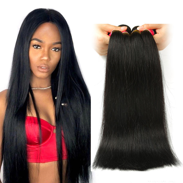 charmingqueen Malaysian Straight Hair Bundles Unprocessed Virgin human Hair Weaving 100% Straight Human Hair Bundles Natural Color