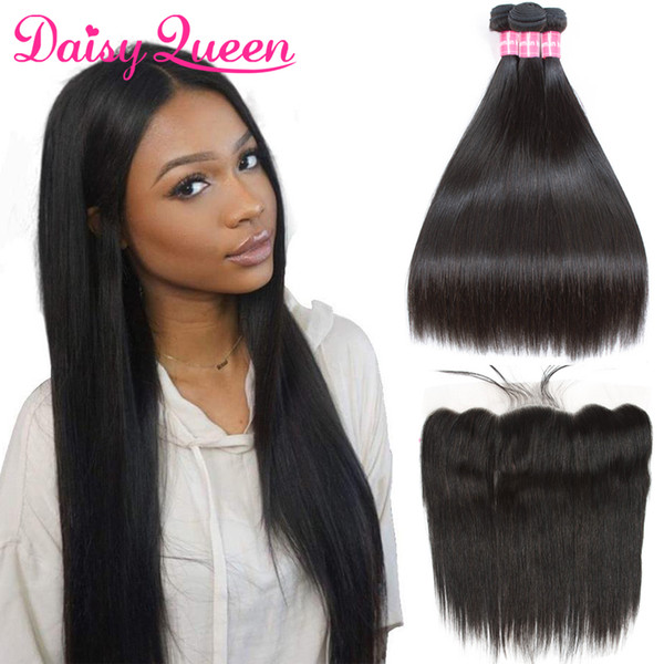 8A Mink Brazilian Body Wave 3 Bundles With 13x4 Lace Frontal Closure 100% Human Hair Bundles With Lace Closure Wholesale