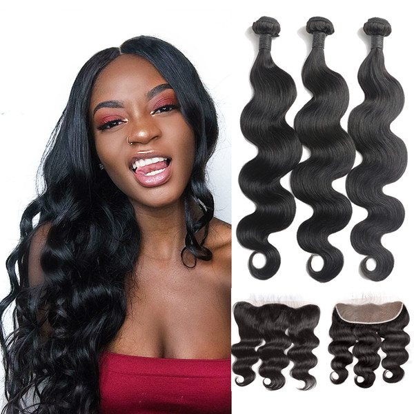 8A Mink Malaysian Straight Body Wave Loose Deep Wave Kinky Curly Unprocessed Brazilian Peruvian Indian Human Hair Weave Bundles for Black