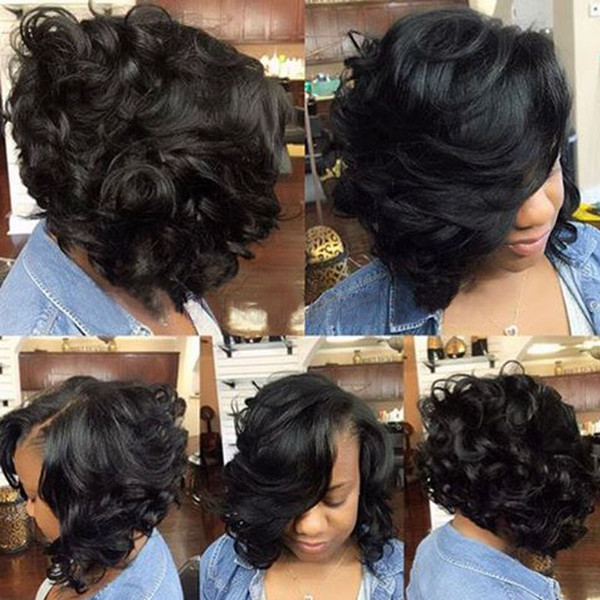 3 bundles Funmi Hair Egg curl natural black color can be dye Full 100g/pcs Double drawn Remy human hair weft 10