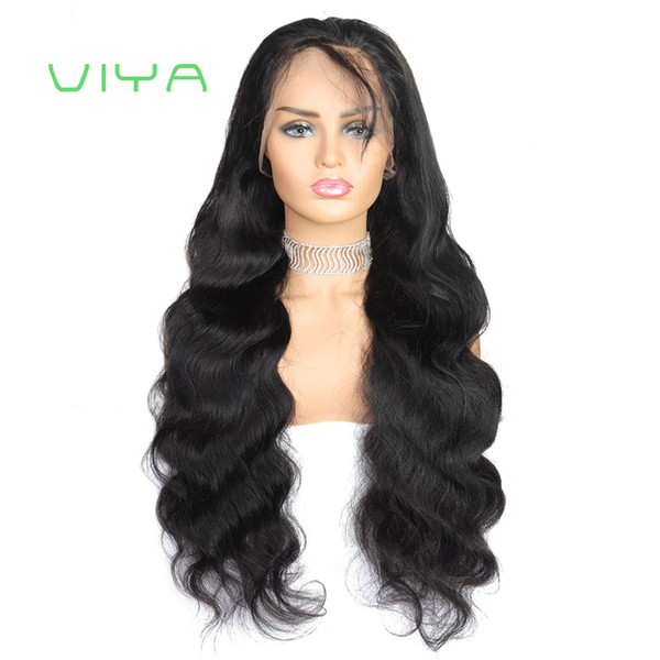 8A Brazilian Body Wave Virgin Hair Pre-Plucked 360 Lace Frontal Closure With Baby Hair 100% Remy Human Hair Free Part