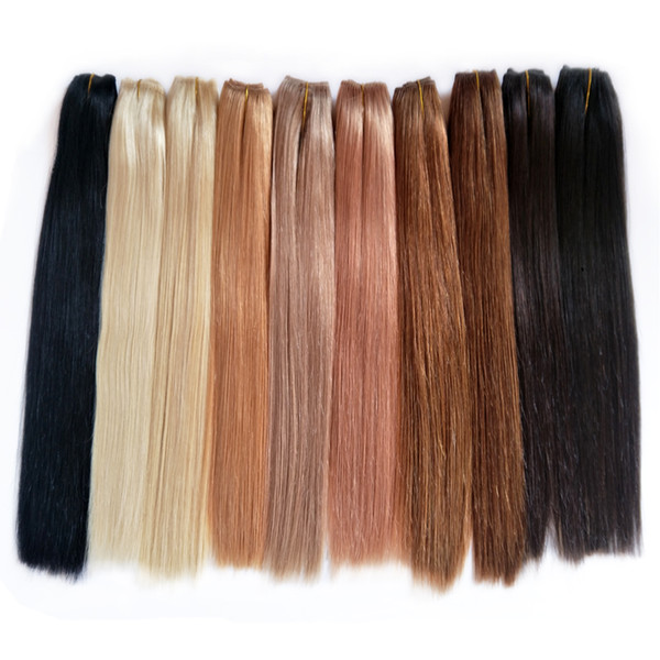 Brazilian Human Hair Weave Virgin Hair Straight Remy Human Hair Extension Deals 12