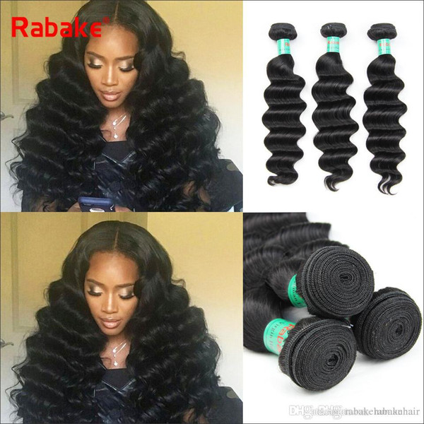 Brazilian Virgin Human Hair Bundles Loose Deep Peruvian Raw Indian Human Hair Extensions Loose Deep Wave 100% Unprocessed Virgin Hair