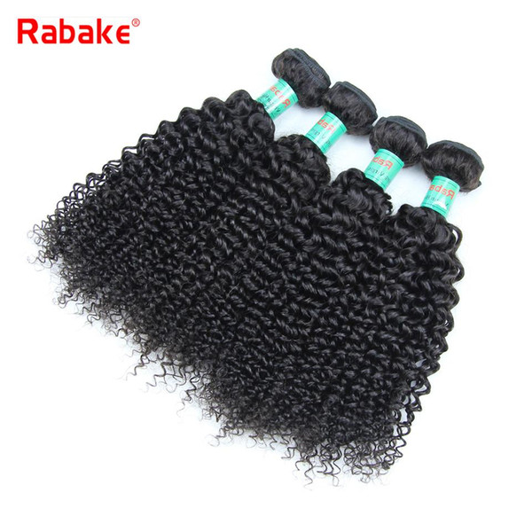 Wholesale Kinky Curly Human Hair Weave Bundles 8A Rabake Brazilian Kinky Curly Virgin Hair Bundles 3/4 pcs Cheap Brazilian Weave Extensions