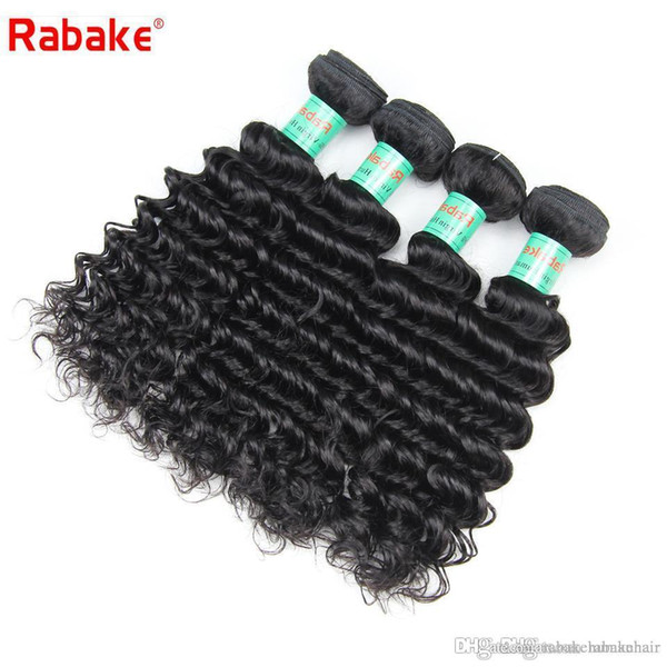 Indian Vigin Human Hair Weave Bundles Deep Wave Grade Raw Indian Deep Curly Human Hair Extensions Rabake Wholesale Cheap Weave Bundles