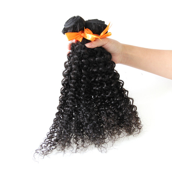 Unprocessed curly weave human hair bundles 200g kinky curly virgin hair Natural Black brazilian curly virgin hair ,No shedding,tangle free