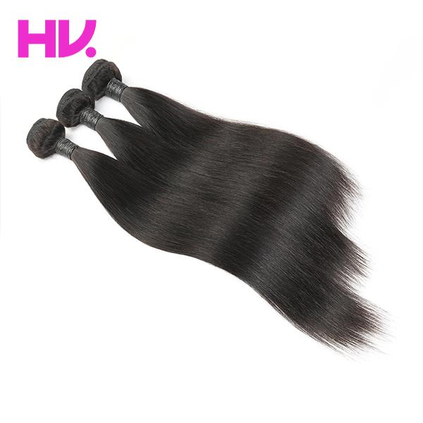 10a malaysian Straight Hair With Closure 3 Bundles Unprocessed Virgin Human Hair Bundles remy human Hair Extensions